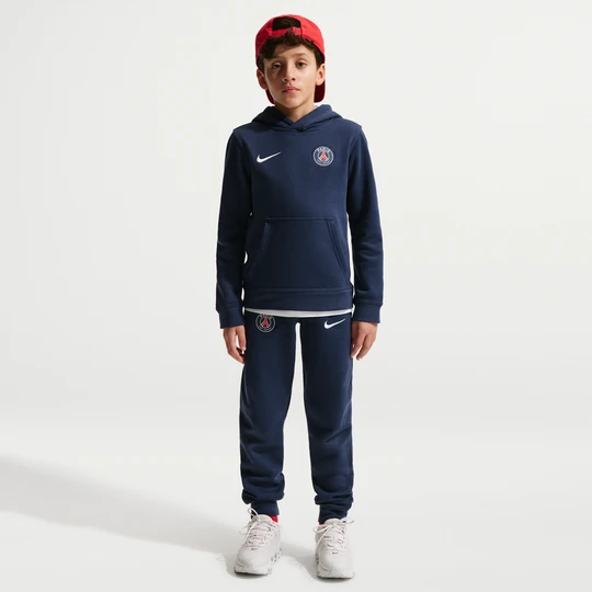 Zdjęcie produktu Joggery piłkarskie dla dużych dzieci (chłopców) Nike Paris Saint-Germain Club Fleece - Niebieski