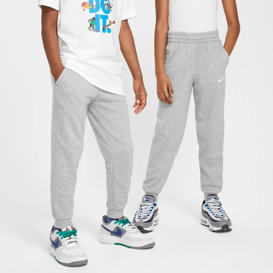 Zdjęcie produktu Joggery z dzianiny dresowej dla dużych dzieci Nike Club Fleece - Szary