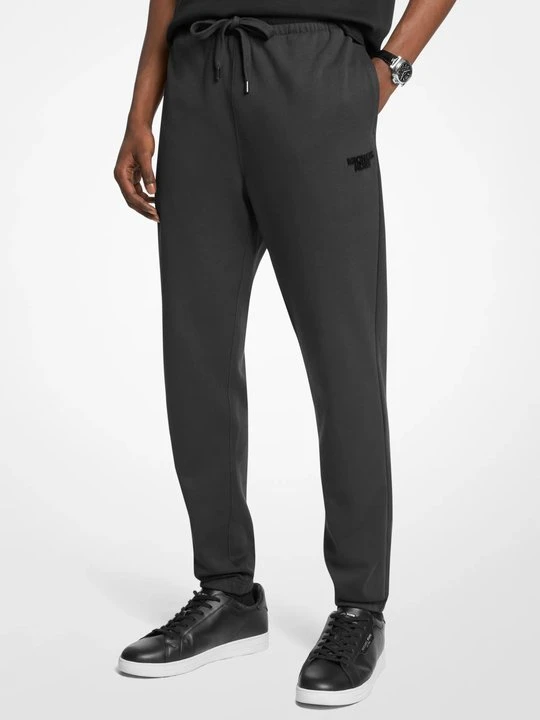 Zdjęcie produktu Joggery z mieszanki bawełny Michael Kors CZARNY (Czarny)