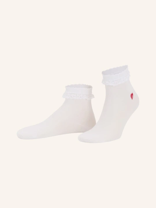 Zdjęcie produktu Johann & Johanna Skarpety Romance Lace Breuninger weiss