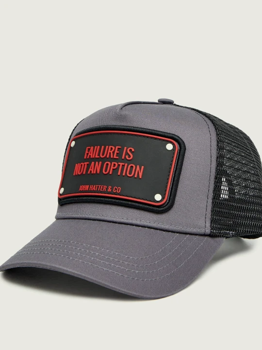 Zdjęcie produktu John Hatter Bejsbolówka FAILURE IS NOT AN OPTION szary