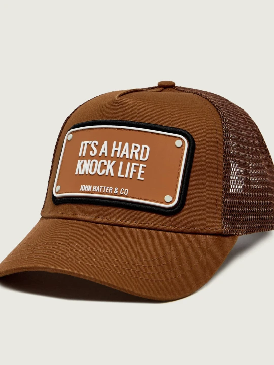 Zdjęcie produktu John Hatter Bejsbolówka ITS A HARD KNOCK LIFE brązowy