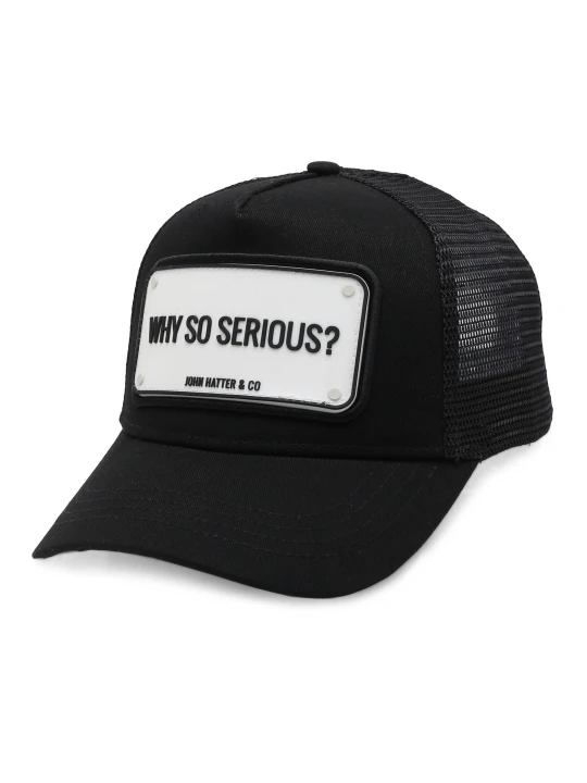 Zdjęcie produktu John Hatter Bejsbolówka WHY SO SERIOUS? czarny