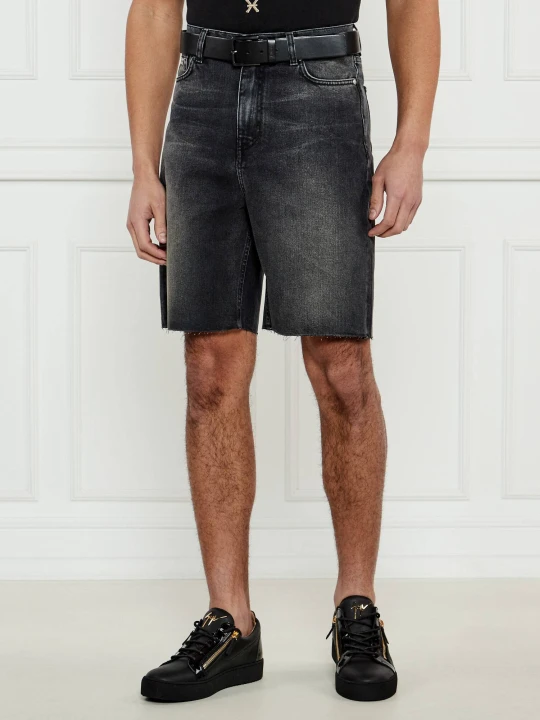Zdjęcie produktu John Richmond Jeansowe szorty LUIS | Relaxed fit czarny