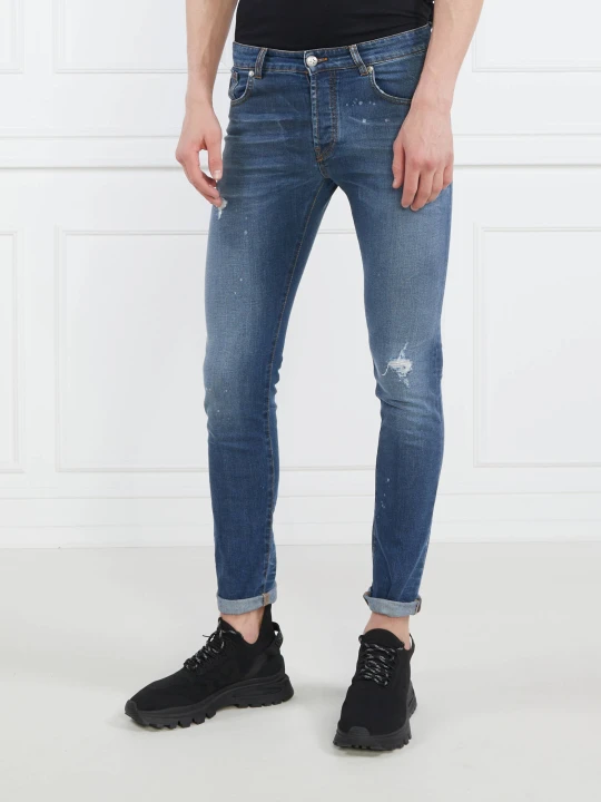 Zdjęcie produktu John Richmond Jeansy | Skinny fit granatowy