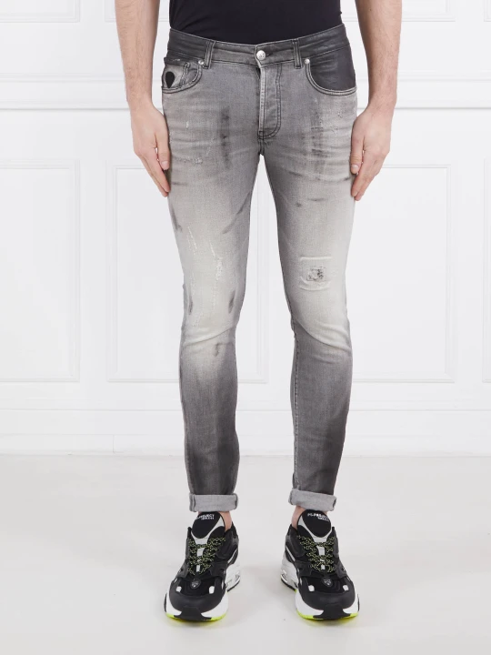 Zdjęcie produktu John Richmond Jeansy | Slim Fit szary