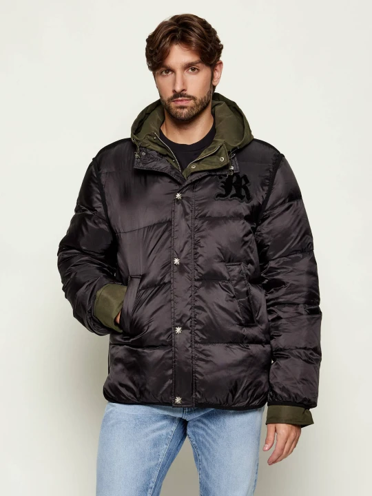 Zdjęcie produktu John Richmond Puchowa kurtka 2w1 | Regular Fit czarny