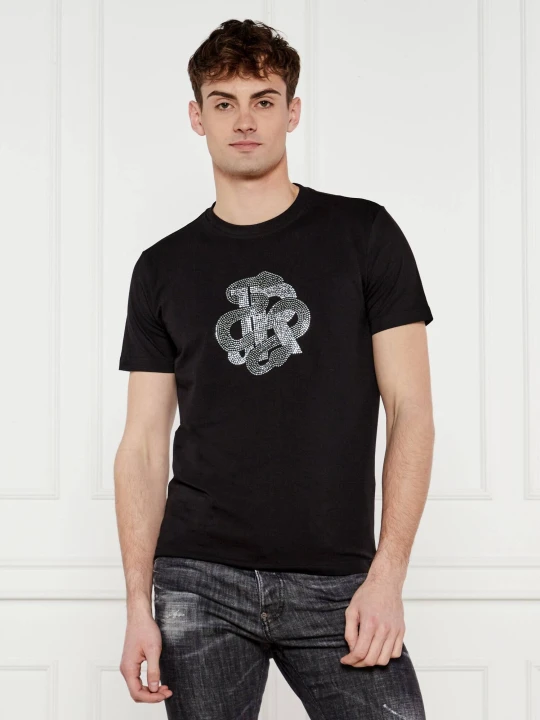 Zdjęcie produktu John Richmond T-shirt BOHAIA | Slim Fit czarny