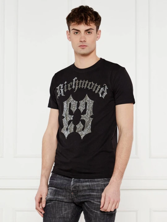 Zdjęcie produktu John Richmond T-shirt LEQUIB | Slim Fit czarny