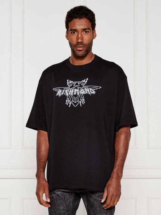 Zdjęcie produktu John Richmond T-shirt | Oversize fit czarny