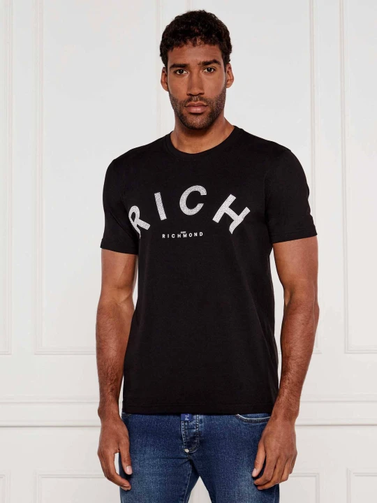 Zdjęcie produktu John Richmond T-shirt SEGIM | Regular Fit czarny