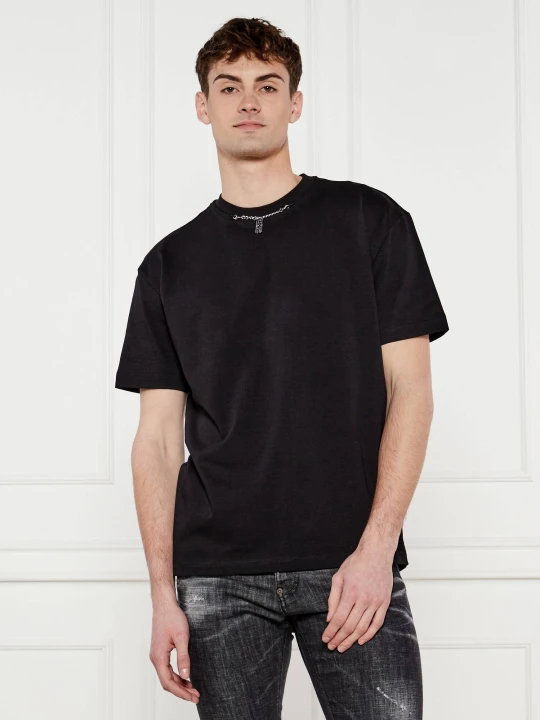 Zdjęcie produktu John Richmond T-shirt VECIA | Oversize fit czarny