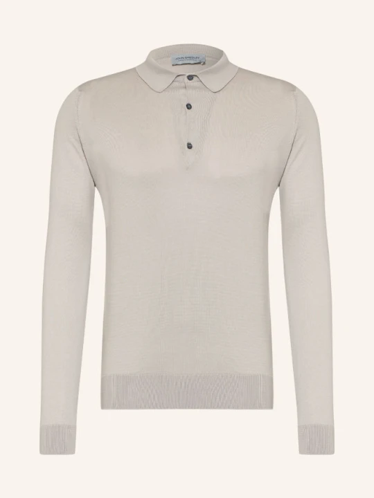 Zdjęcie produktu John Smedley Koszulka Polo Z Dzianiny Bradwell beige