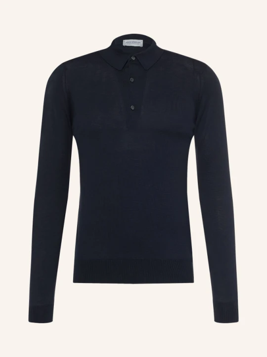 Zdjęcie produktu John Smedley Koszulka Polo Z Dzianiny Bradwell blau GRANATOWY