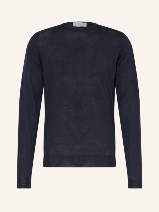 Zdjęcie produktu John Smedley Sweter Z Wełny Merynosowej blau GRANATOWY