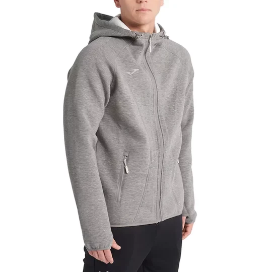 Zdjęcie produktu Joma Basilea Softshell Hoodie 101028-280, Męskie, Szare, bluzy, poliester, rozmiar: 3XL