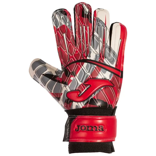 Zdjęcie produktu Joma Calcio 23 Goalkeeper Gloves 401272-601, Dla chłopca, Czerwone, Rękawice bramkarskie, Lateks, rozmiar: 4