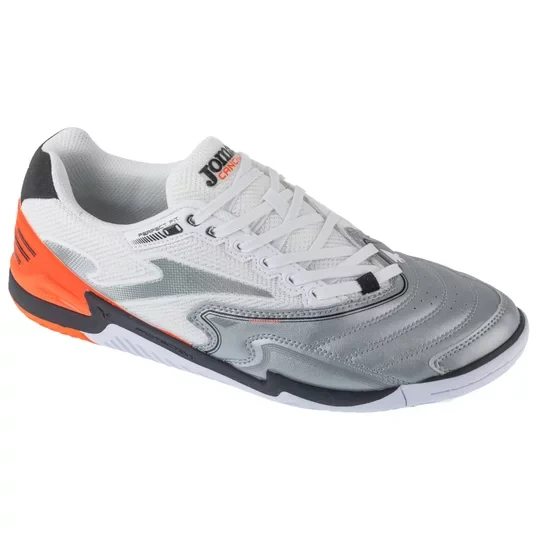 Zdjęcie produktu Joma Cancha 2512 IN CANW2512IN, Męskie, Srebrne, buty halowe - halówki, skóra syntetyczna, rozmiar: 41