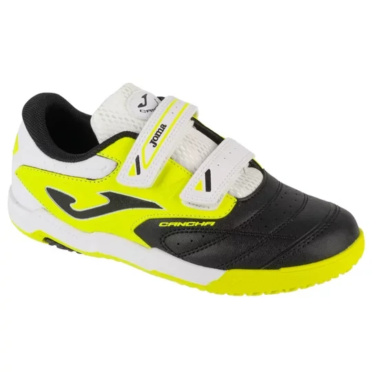 Zdjęcie produktu Joma Cancha Jr. 2501 IN CAJS2501INV, Dla chłopca, Czarne, buty halowe - halówki, skóra syntetyczna, rozmiar: 27