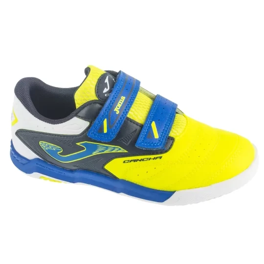 Zdjęcie produktu Joma Cancha Jr 2609 IN CAJS2609INV, Dla chłopca, Żółte, buty halowe - halówki, skóra syntetyczna, rozmiar: 27