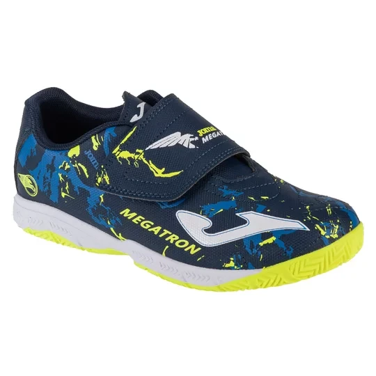Zdjęcie produktu Joma Megatron Jr. 2403 IN MEJS2403INV, Dla chłopca, Granatowe, buty halowe - halówki, skóra syntetyczna, rozmiar: 24