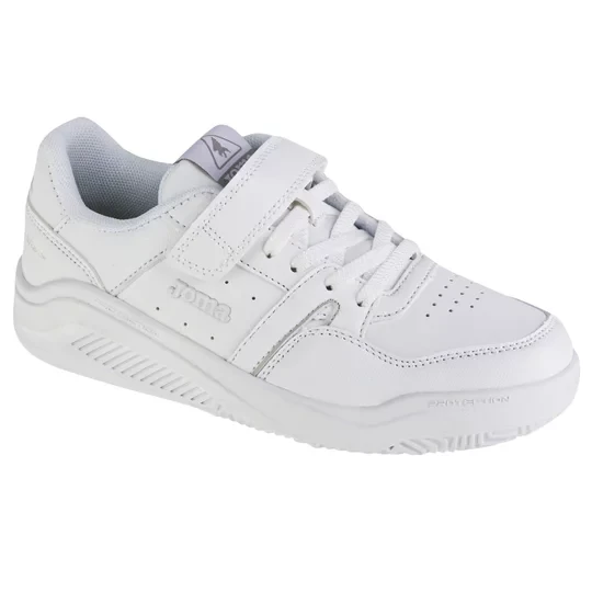 Zdjęcie produktu Joma Platea Low Jr 2402 JPLAS2402V, Dla chłopca, Białe, buty sneakers, skóra syntetyczna, rozmiar: 32