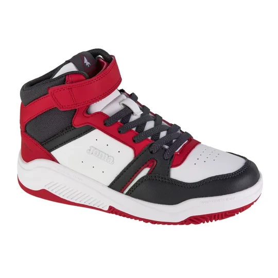 Zdjęcie produktu Joma Platea Mid Jr 2406 JPLAMS2406V, Dla chłopca, Białe, buty sneakers, skóra syntetyczna, rozmiar: 31