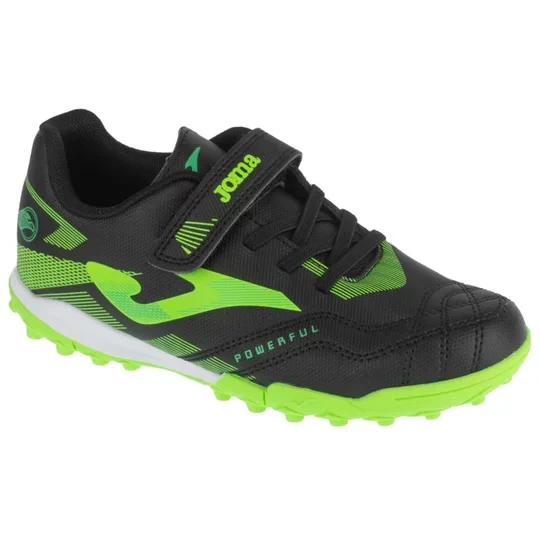 Zdjęcie produktu Joma Powerful Jr 2601 TFV POJS2601TFV, Dla chłopca, Czarne, buty piłkarskie - turfy, skóra syntetyczna, rozmiar: 28