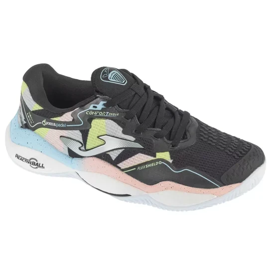 Zdjęcie produktu Joma Smash Lady 2501 TSMALW2501C, Damskie, Czarne, buty do padla, przewiewna siateczka, rozmiar: 37