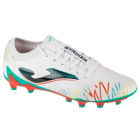 Zdjęcie produktu Joma Striker 2502 FG STRIS2502FG, Męskie, Białe, buty piłkarskie - korki, skóra syntetyczna, rozmiar: 41