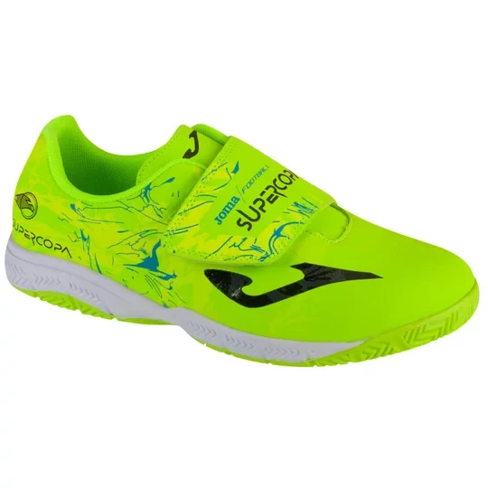 Zdjęcie produktu Joma Super Copa Jr 2409 IN SCJW2409INV, Dla chłopca, Żółte, buty halowe - halówki, skóra syntetyczna, rozmiar: 35