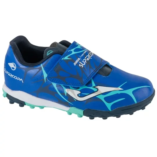 Zdjęcie produktu Joma Super Copa Jr 2504 TF SCJW2504TFV, Dla chłopca, Niebieskie, buty piłkarskie - turfy, skóra syntetyczna, rozmiar: 35