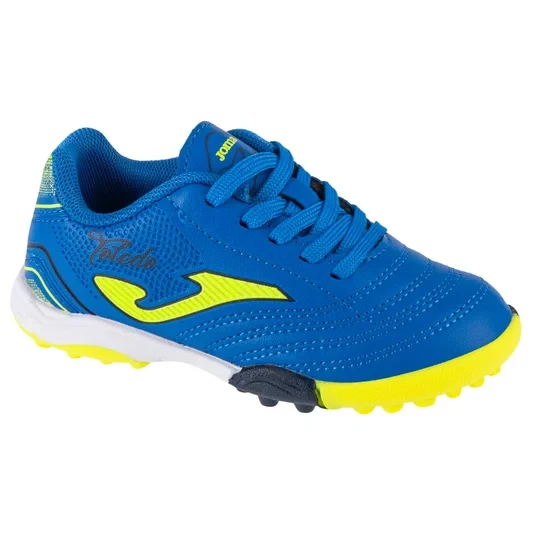 Zdjęcie produktu Joma Toledo Jr 2404 TF TOJW2404TF, Dla chłopca, Niebieskie, buty piłkarskie - turfy, skóra syntetyczna, rozmiar: 37