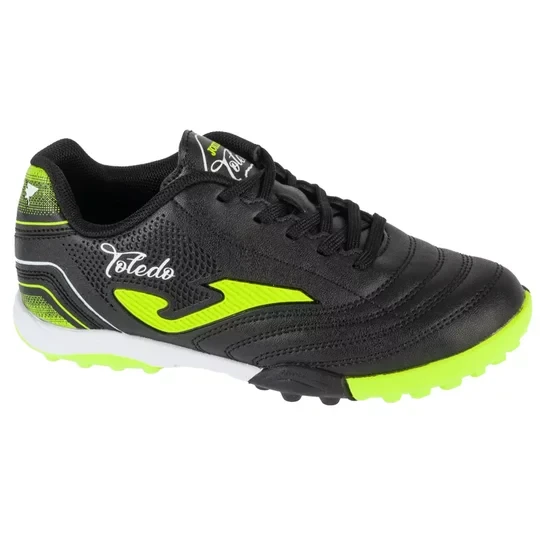 Zdjęcie produktu Joma Toledo Jr 2501 TF TOJS2501TF, Dla chłopca, Czarne, buty piłkarskie - turfy, skóra syntetyczna, rozmiar: 33