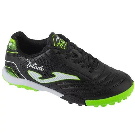 Zdjęcie produktu Joma Toledo Jr 2501 TF TOJW2501TF, Dla chłopca, Czarne, buty piłkarskie - turfy, skóra syntetyczna, rozmiar: 32