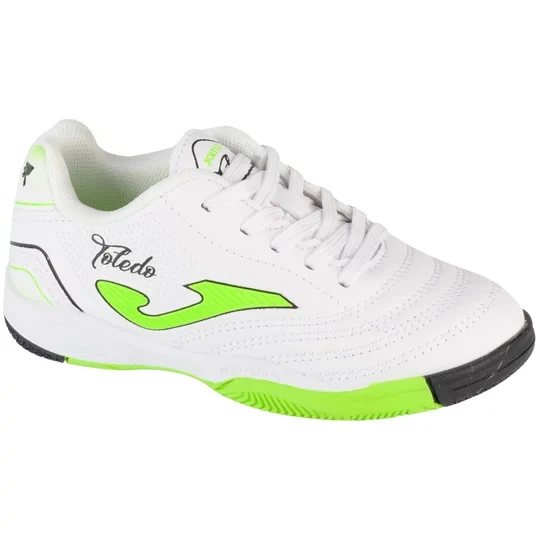 Zdjęcie produktu Joma Toledo Jr 2502 IN TOJS2502IN, Dla chłopca, Białe, buty halowe - halówki, skóra syntetyczna, rozmiar: 28