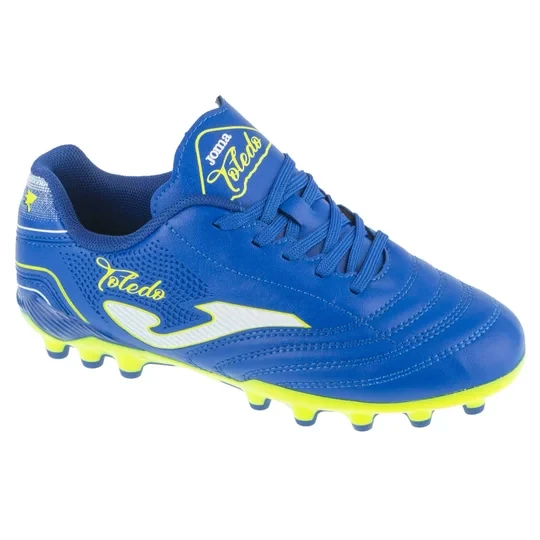 Zdjęcie produktu Joma Toledo Jr 2504 AG TOJW2504AG, Dla chłopca, Niebieskie, buty piłkarskie - korki, skóra syntetyczna, rozmiar: 34