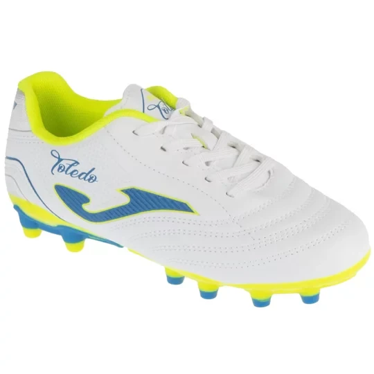 Zdjęcie produktu Joma Toledo Jr 2602 FG TOJS2602FG, Dla chłopca, Białe, buty piłkarskie - korki, skóra syntetyczna, rozmiar: 33