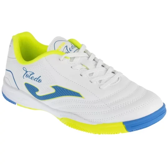 Zdjęcie produktu Joma Toledo Jr 2602 IN TOJS2602IN, Dla chłopca, Białe, buty halowe - halówki, skóra syntetyczna, rozmiar: 31