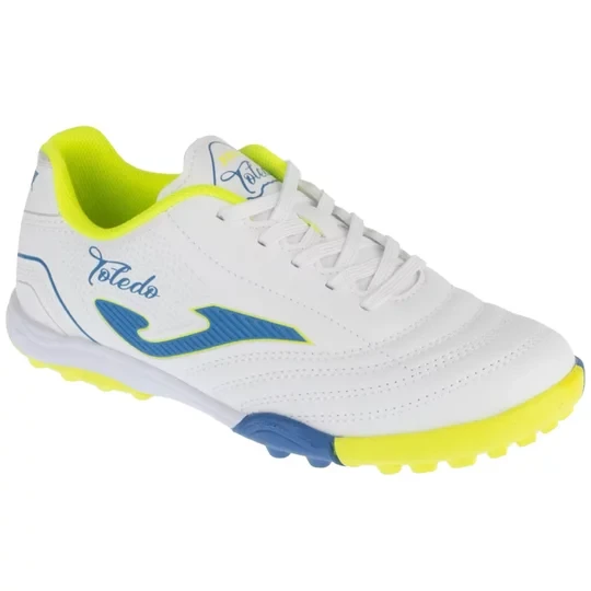 Zdjęcie produktu Joma Toledo Jr 2602 TF TOJS2602TF, Dla chłopca, Białe, buty piłkarskie - turfy, skóra syntetyczna, rozmiar: 32