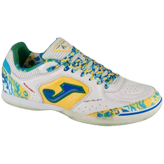 Zdjęcie produktu Joma Top Flex 2452 IN TOPW2452IN, Męskie, Białe, buty halowe - halówki, skóra licowa, rozmiar: 44