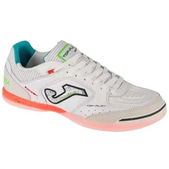 Zdjęcie produktu Joma Top Flex 2532 IN TOPS2532IN, Męskie, Białe, buty halowe - halówki, skóra licowa, rozmiar: 43