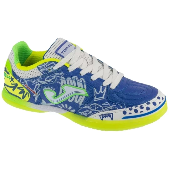 Zdjęcie produktu Joma Top Flex 2564 IN TOPW2564IN, Męskie, Niebieskie, buty halowe - halówki, skóra licowa, rozmiar: 43, 5