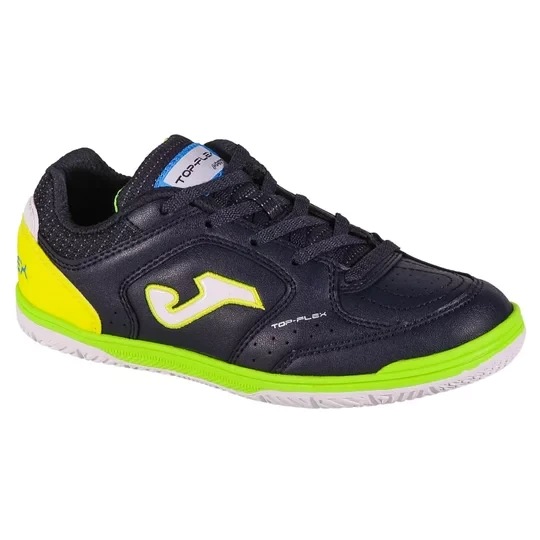 Zdjęcie produktu Joma Top Flex Jr 2433 IN TPJS2433IN, Dla chłopca, Granatowe, buty halowe - halówki, skóra syntetyczna, rozmiar: 27