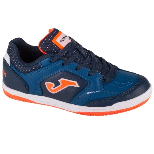 Zdjęcie produktu Joma Top Flex Jr 2433 IN TPJW2433IN, Dla chłopca, Granatowe, buty halowe - halówki, skóra syntetyczna, rozmiar: 29