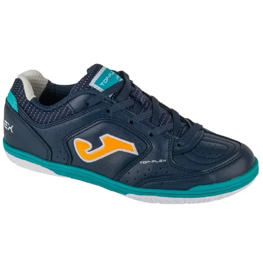Zdjęcie produktu Joma Top Flex Jr 2503 IN TPJS2503IN, Dla chłopca, Granatowe, buty halowe - halówki, skóra syntetyczna, rozmiar: 31