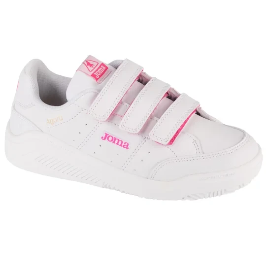 Zdjęcie produktu Joma W.Agora Jr 2410 WAGOW2410V, Dla dziewczynki, Białe, buty sneakers, skóra syntetyczna, rozmiar: 30
