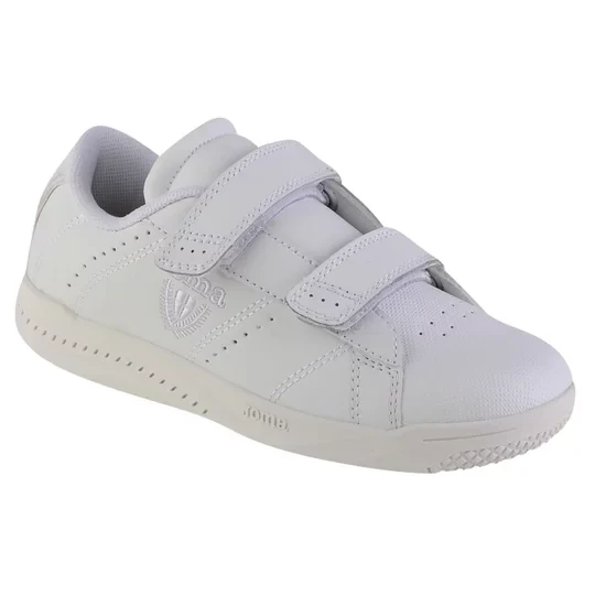 Zdjęcie produktu Joma W.Play Jr 2102 WPLAYW2102V, Dla dziewczynki, Białe, buty sneakers, skóra syntetyczna, rozmiar: 22