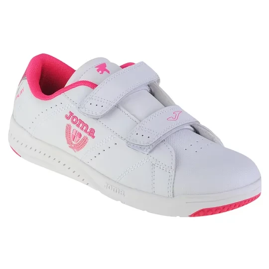 Zdjęcie produktu Joma W.Play Jr 2310 WPLAYW2310V, Dla dziewczynki, Białe, buty sneakers, skóra syntetyczna, rozmiar: 22