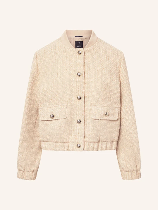 Zdjęcie produktu Joop! Bluzon Z Tweedu Jewel Z Błyszczącą Przędzą beige